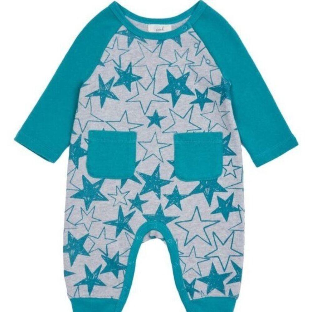 Peek Essentials Averill Star Romper Infant Size 12-18 months New with Tags cle